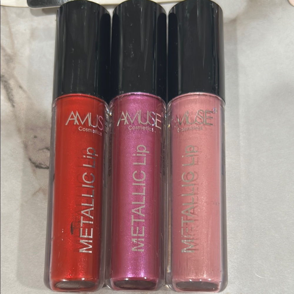 Amuse Society Lip Balm & Gloss Red and Pink Collection